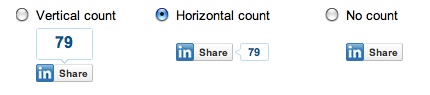 add official linked in share button to wordpress site