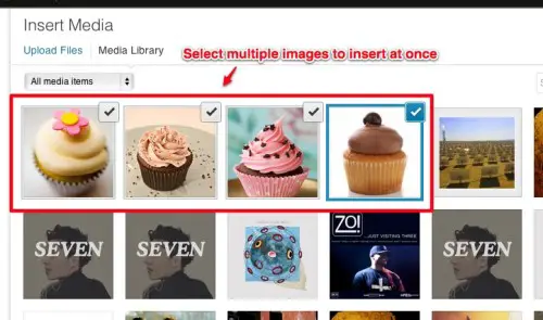 Select Multiple Images